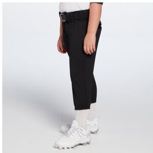 DeMarini Girls' Fierce Softball Pants, Black, Girls Medium